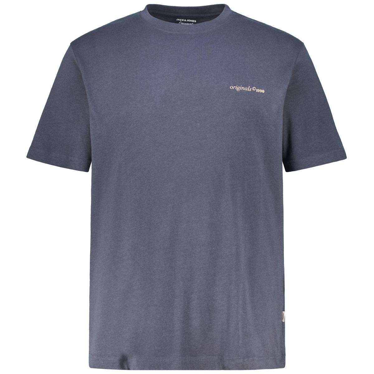 Jack&Jones T-Shirt aus Biobaumwolle Farbe grau Größe: 6XL günstig online kaufen