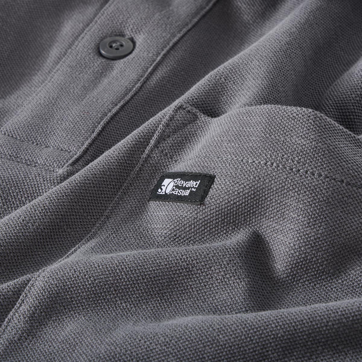 s.Oliver Poloshirt mit Elasthan dunkelgrau