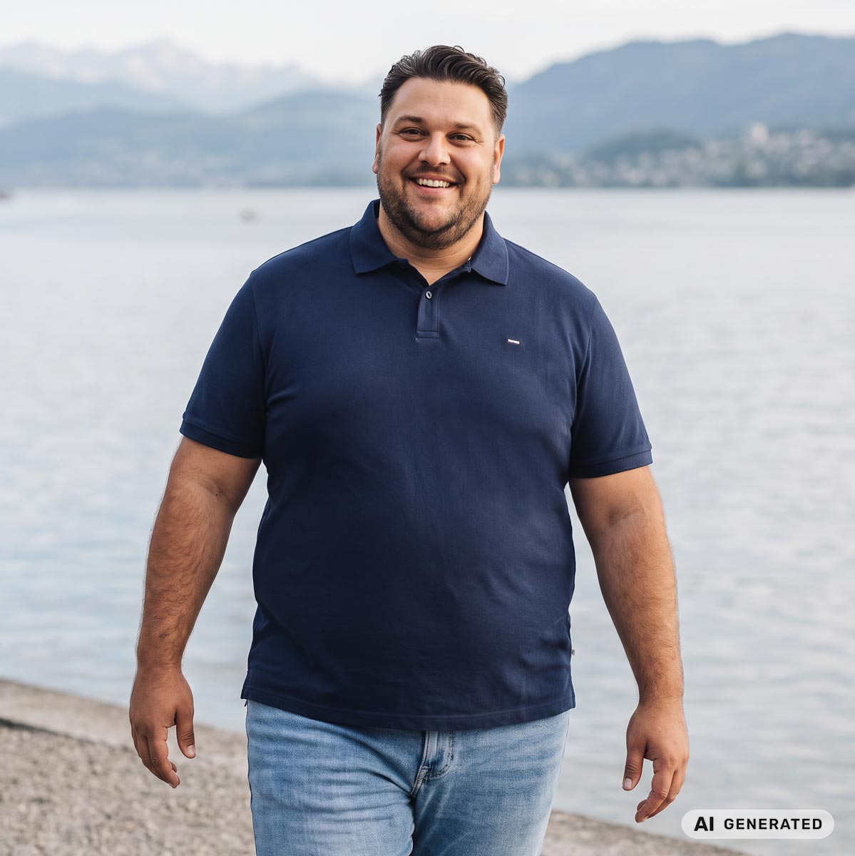 Pfundskerl Poloshirt aus Baumwolle dunkelblau