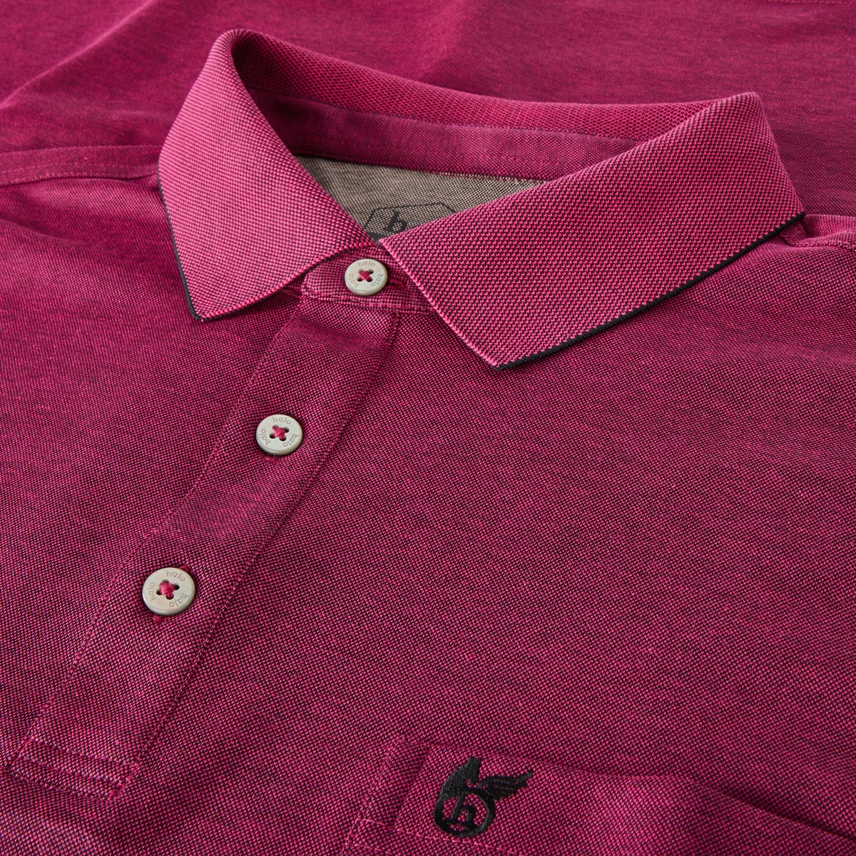 Hajo Poloshirt "Soft Knit", hautsympathisch korallrot