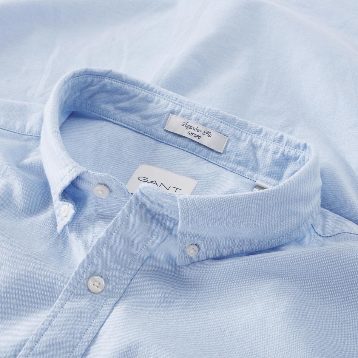 Gant Freizeithemd aus Baumwolle hellblau