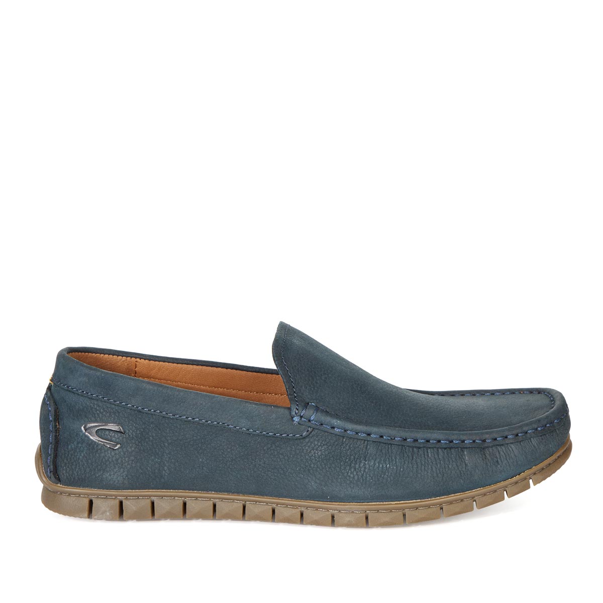 camel active Slipper "Boardwalk" aus Leder  dunkelblau