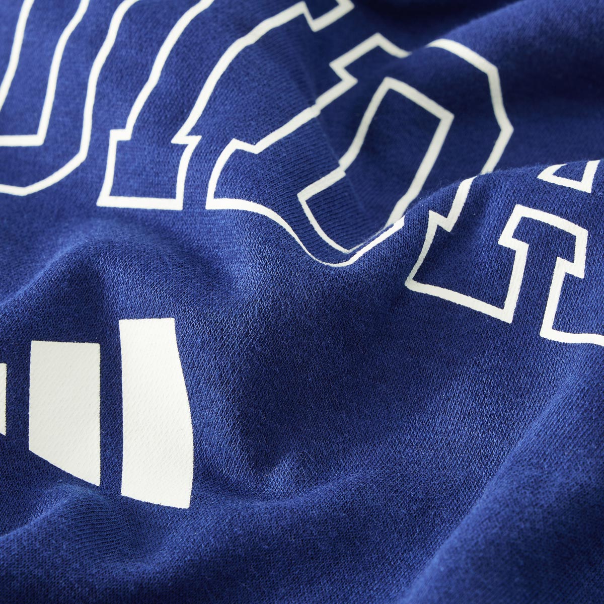 adidas Hoodie mit Logo-Print dunkelblau