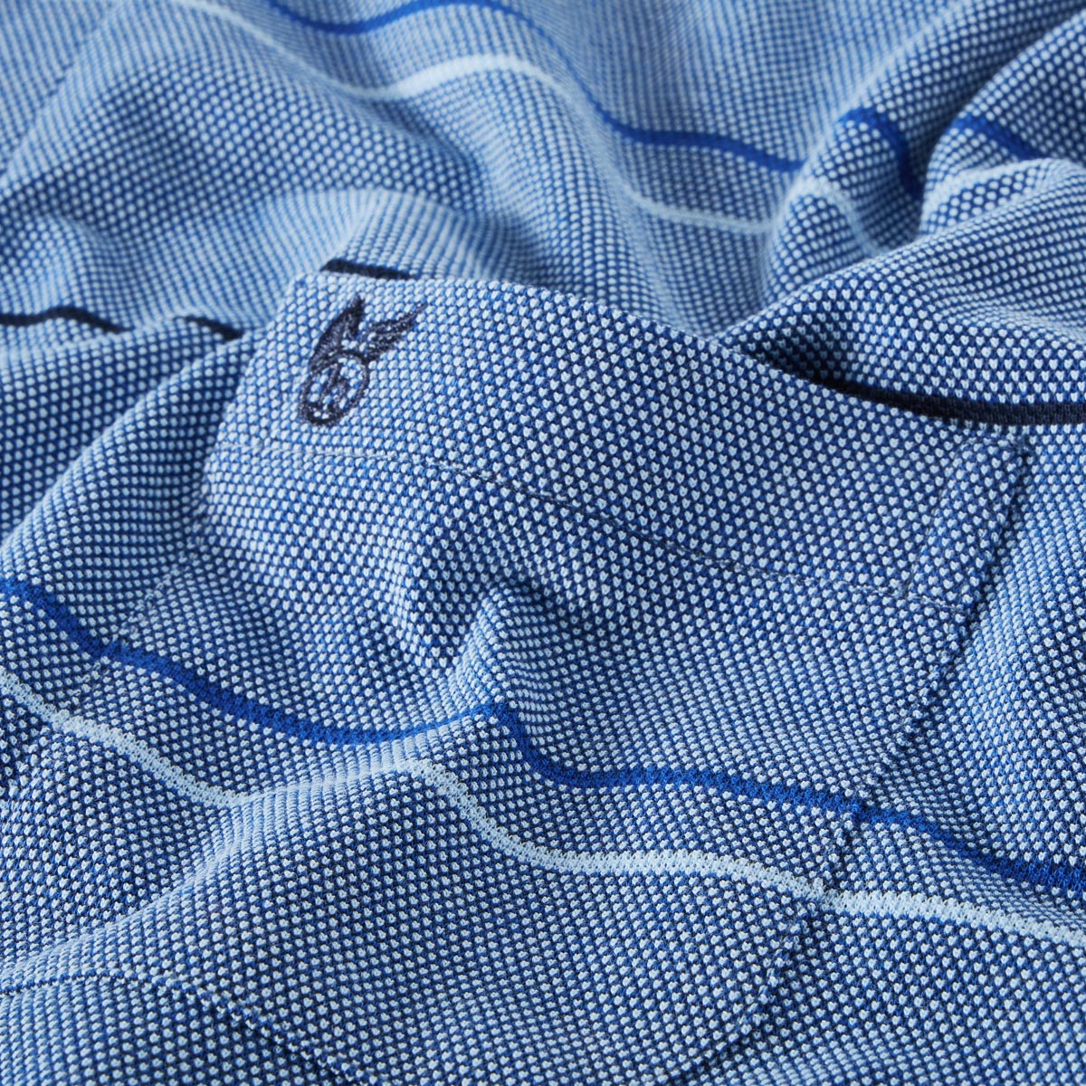 Hajo Poloshirt "Stay Fresh", bügelfrei dunkelblau