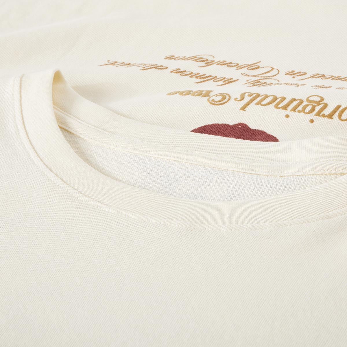 Jack&Jones T-Shirt aus Biobaumwolle cremeweiß