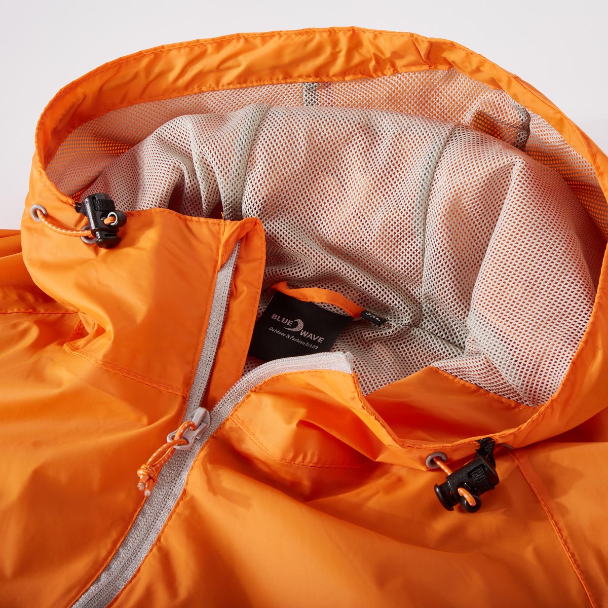 Blue Wave Verstaubare Funktionsjacke, wasserdicht orange
