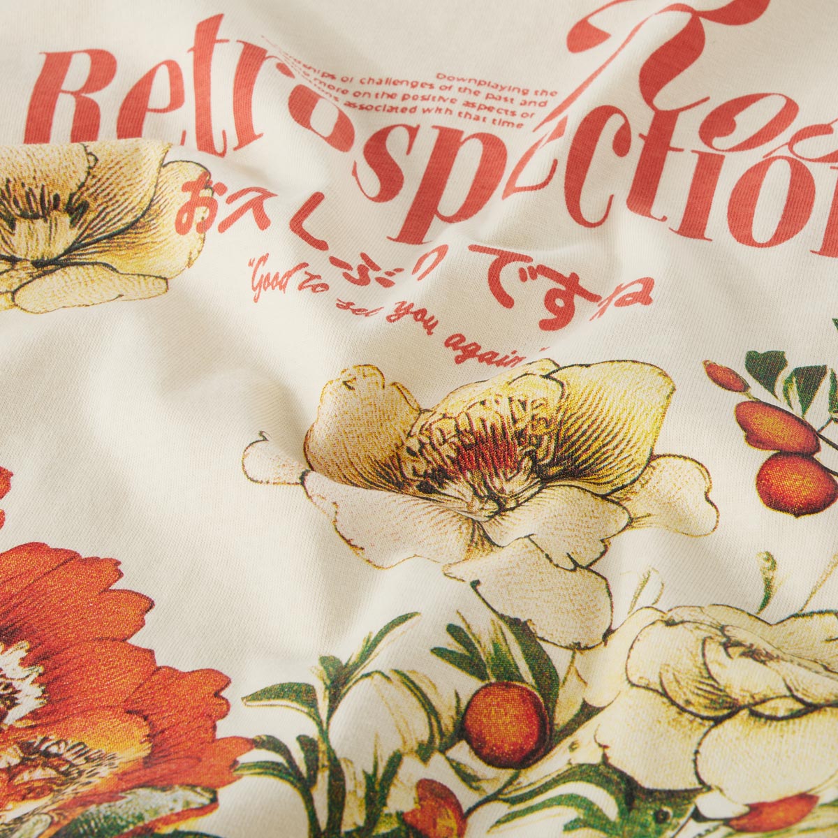 Jack&Jones T-Shirt mit Rückenprint cremeweiß