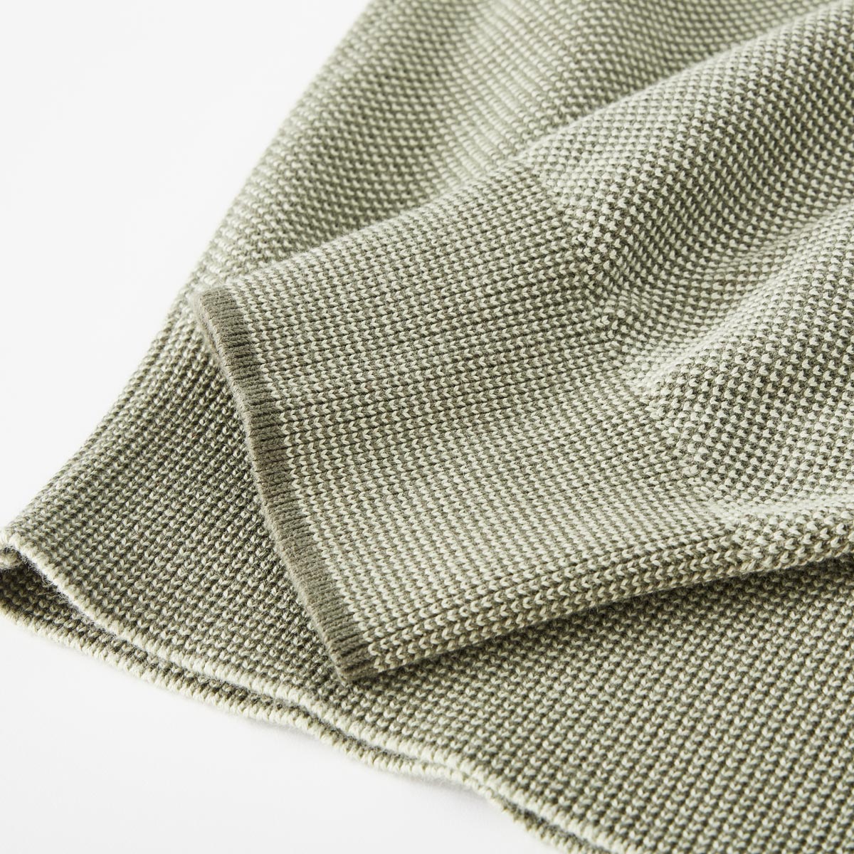 Lerros Pullover in Reiskorn-Struktur khaki