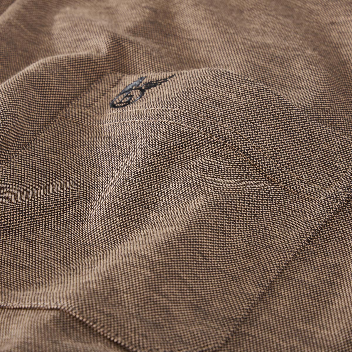 Hajo Poloshirt aus Baumwollmischung braun