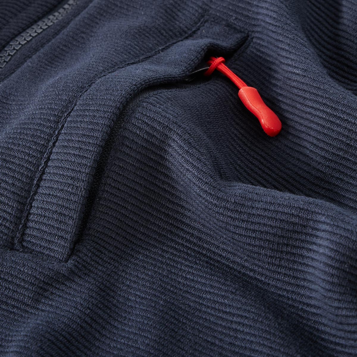 ADAMO Joggingjacke mit Struktur dunkelblau