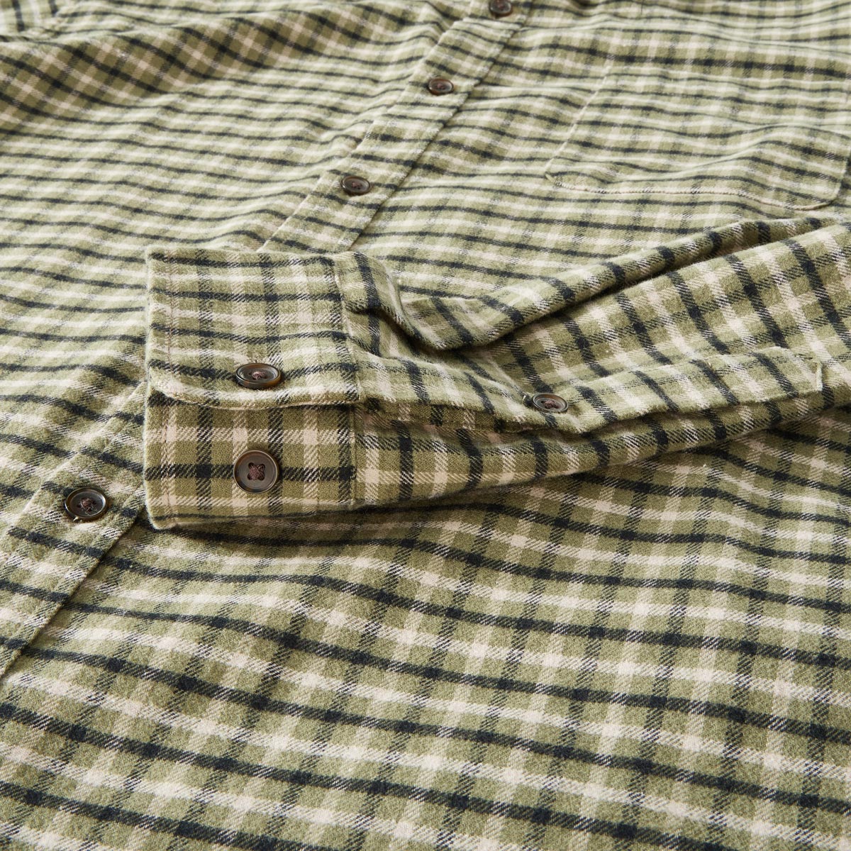 Jack&Jones Kariertes Flanellhemd oliv