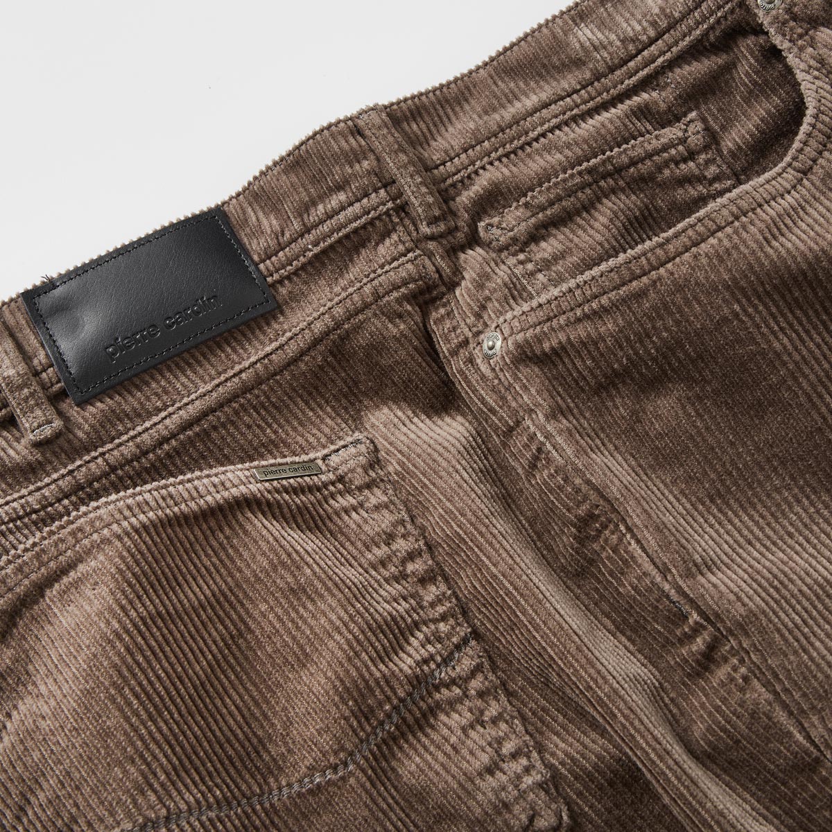 Pierre Cardin Cordhose „Laval“ mit Stretch, Regular Fit grau