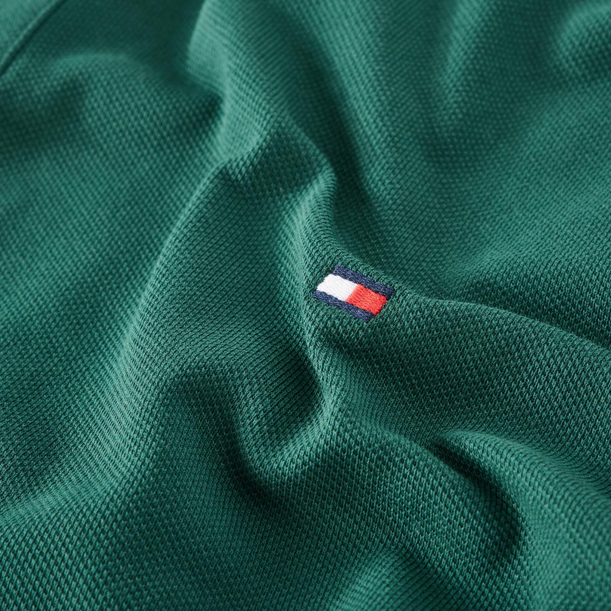 Tommy Hilfiger Poloshirt mit Stretch dunkelgrün