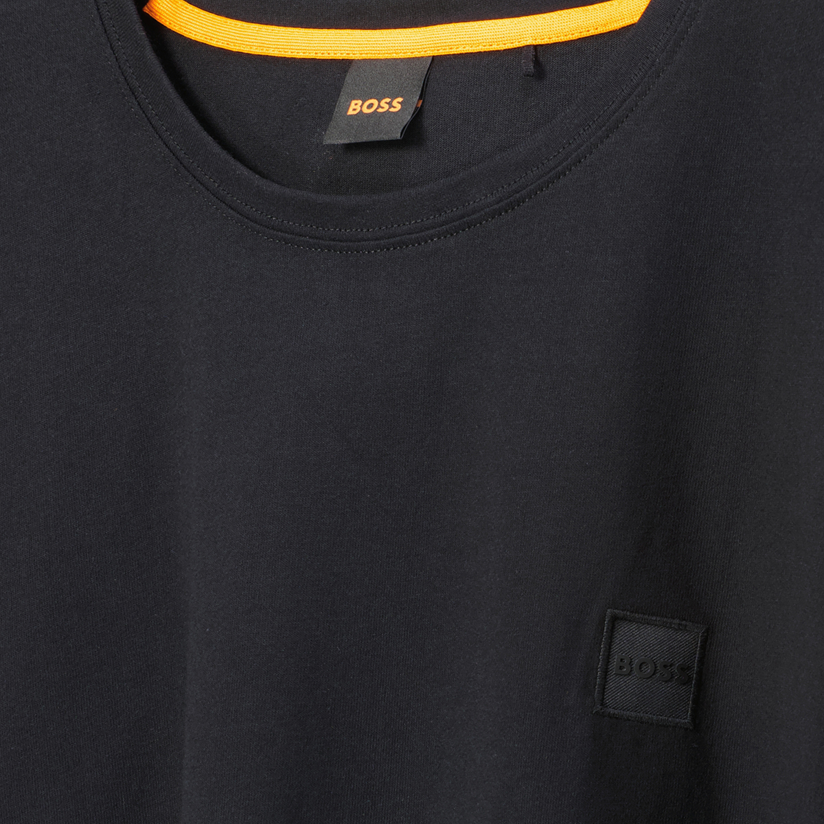 BOSS T-Shirt aus Baumwolle schwarz