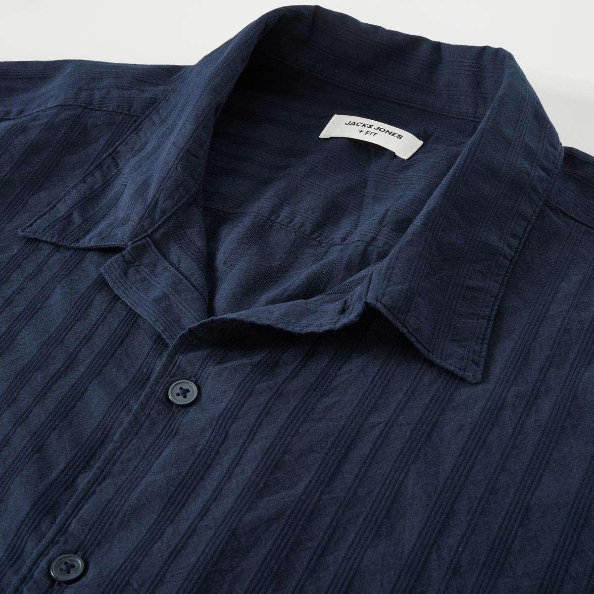 Jack&Jones Freizeithemd aus Baumwolle marine