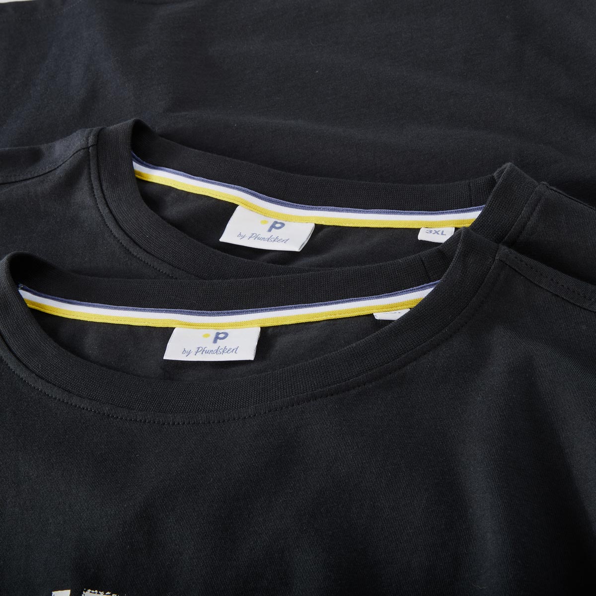 Pfundskerl Doppelpack T-Shirt mit Rundhalsausschnitt schwarz