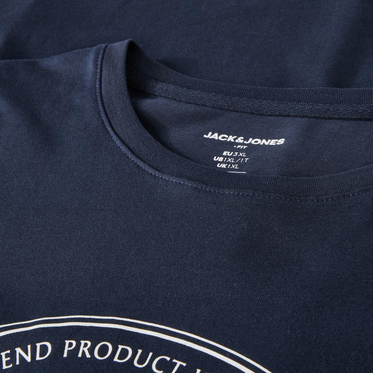 Jack&Jones T-Shirt mit Label-Print blau