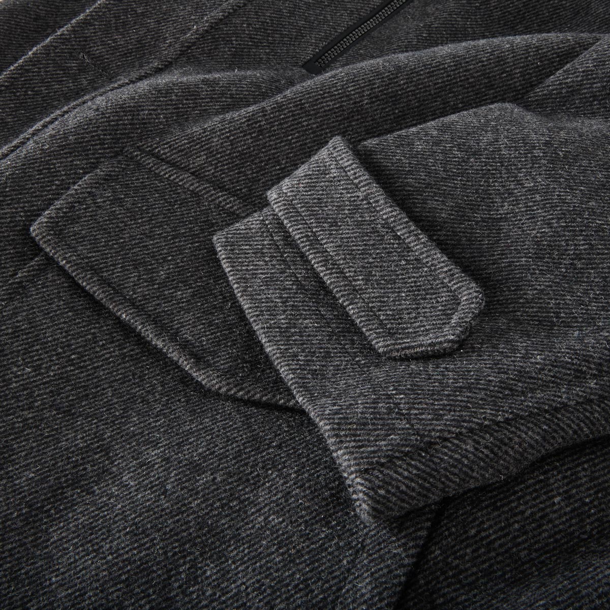 Lerros Jacke aus Wollmischung grau