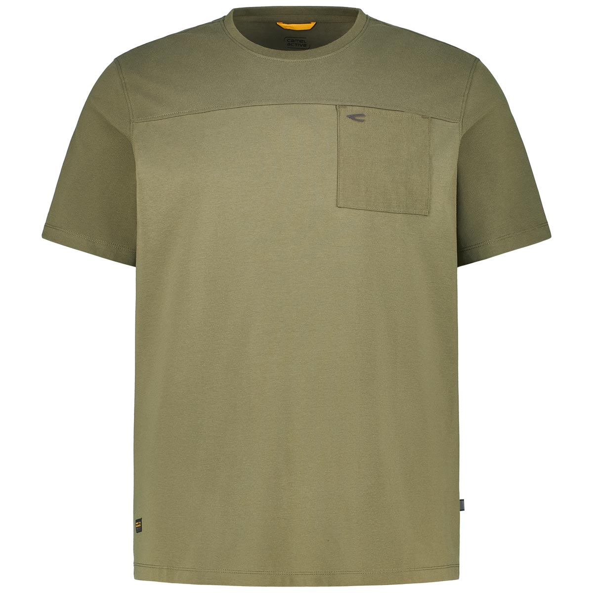 camel active T-Shirt mit Elasthan Farbe oliv Größe: 4XL günstig online kaufen