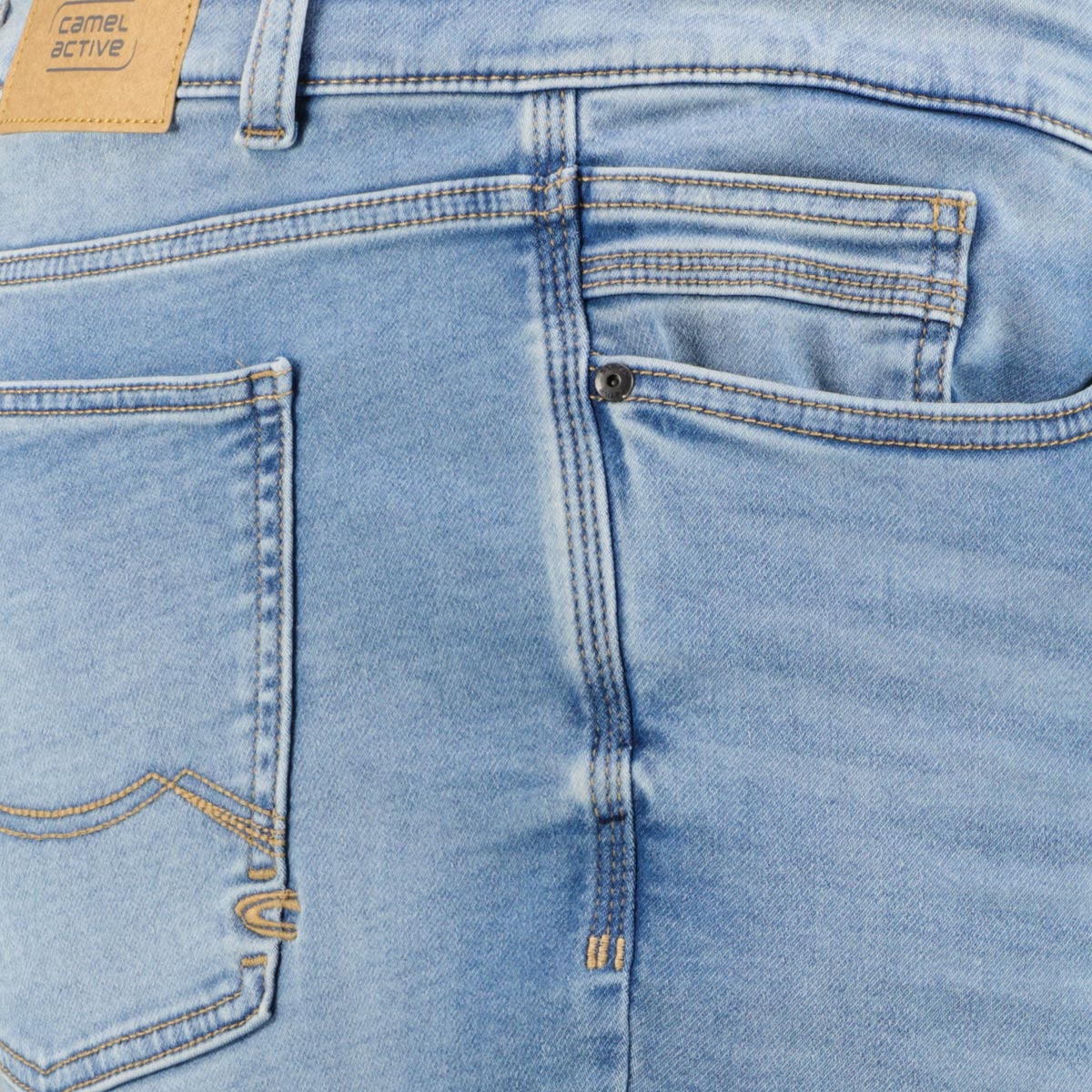 camel active Stretch-Shorts "Houston" blau