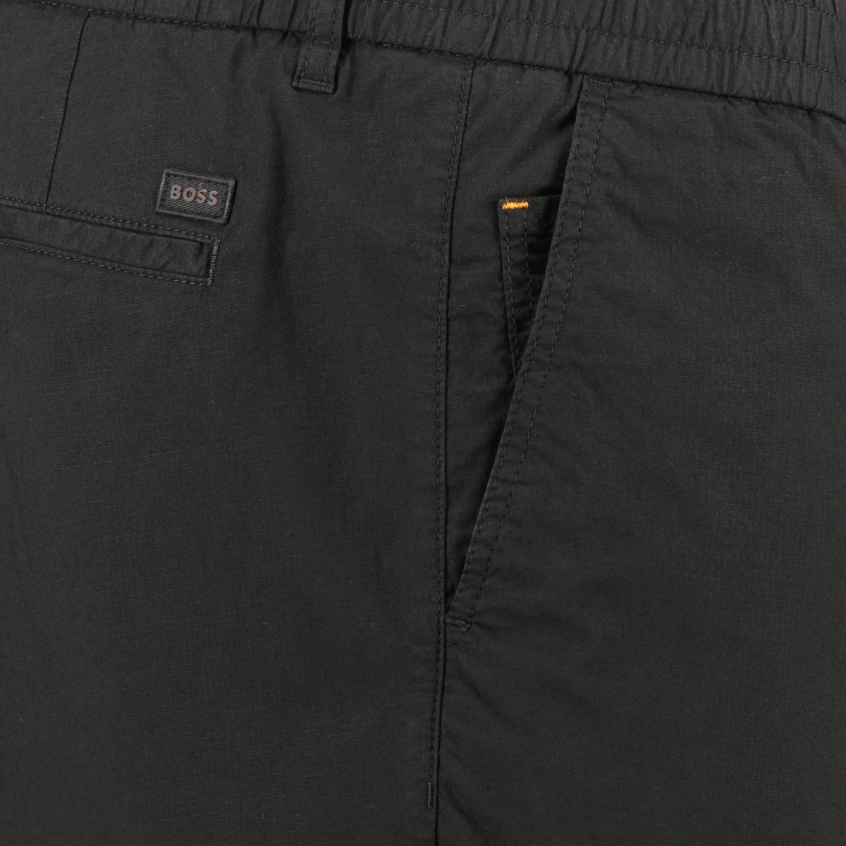 BOSS Chinos mit Dehnbund schwarz