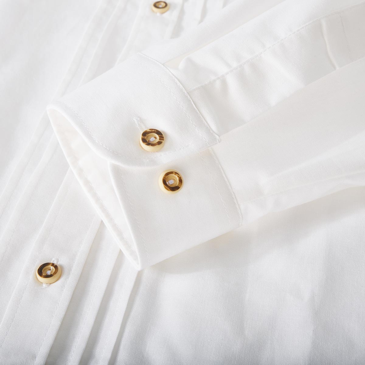 Orbis Trachtenhemd mit Biesen weiß