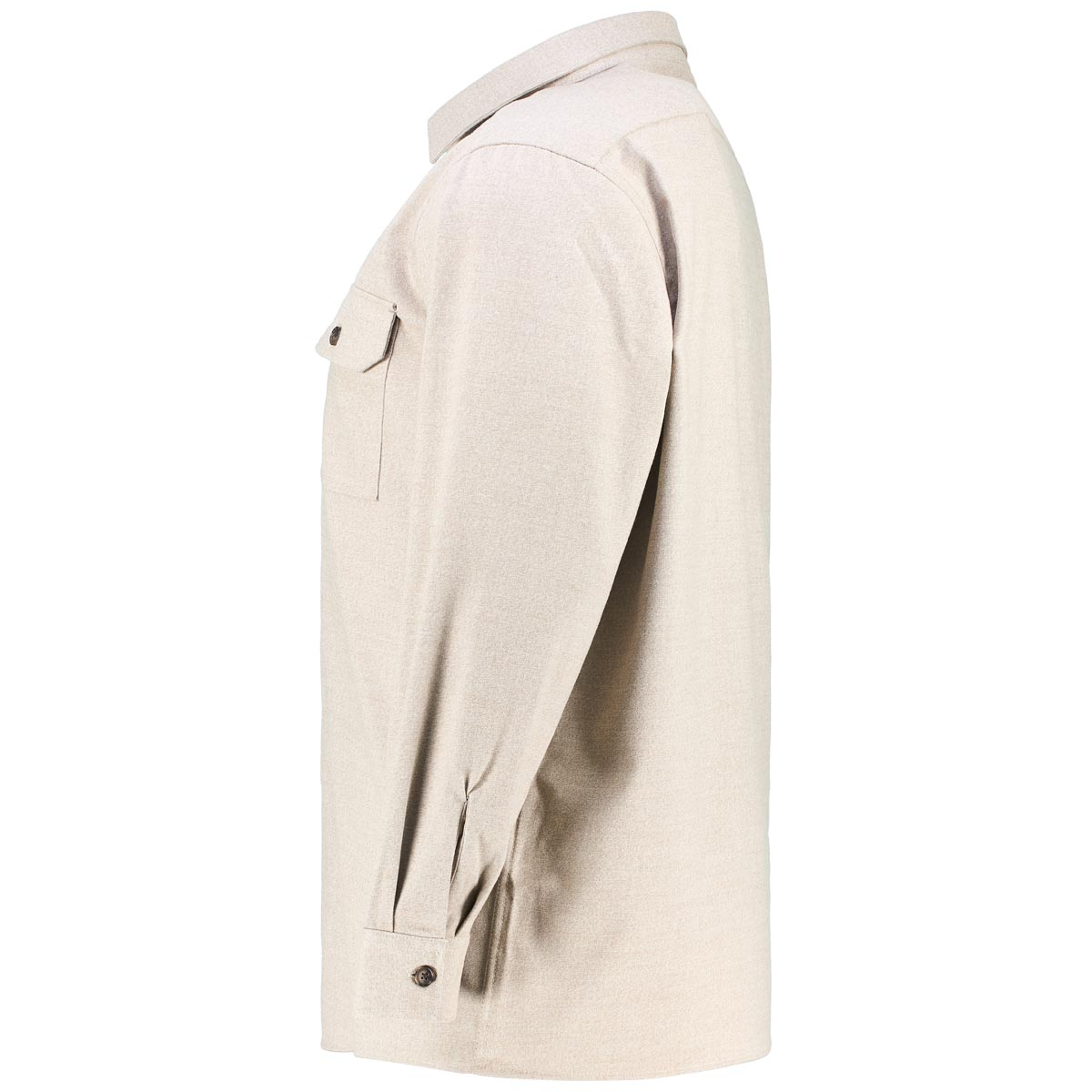 CASA MODA Overshirt aus Baumwolle Farbe beige Größe: 6XL günstig online kaufen