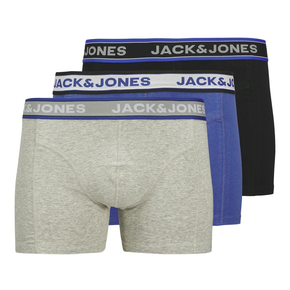 Jack&Jones 3er-Pack Pants mit Elasthan graublau Jack&Jones 3er-Pack Pants mit Elasthan graublau