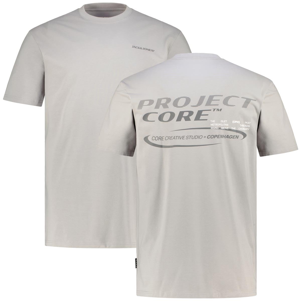 T-Shirt mit Print auf Vorder-und Rückseite T-Shirt mit Print auf Vorder-und Rückseite