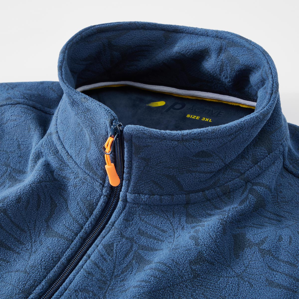 Pfundskerl Fleecejacke mit Stretch mittelblau