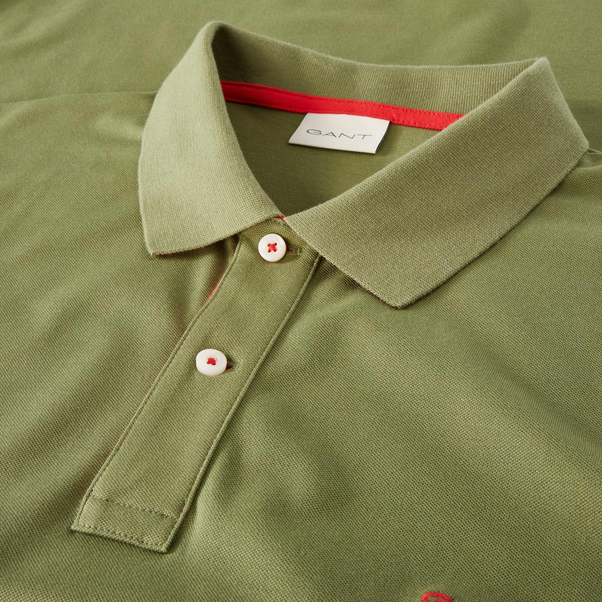 Gant Poloshirt mit Stretch grün