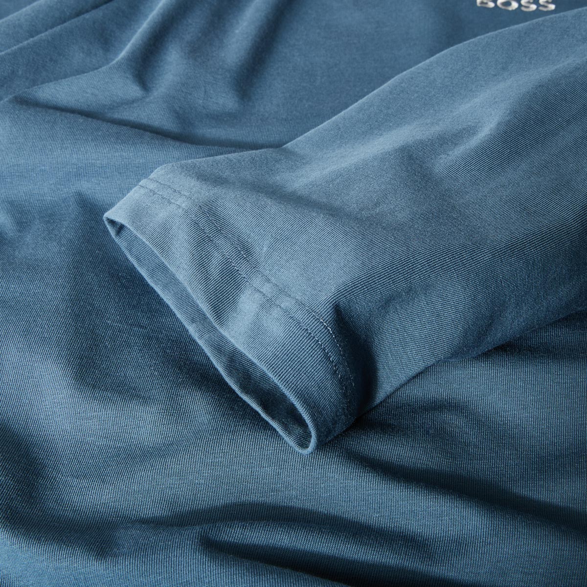 BOSS Longsleeve mit Stretch blau