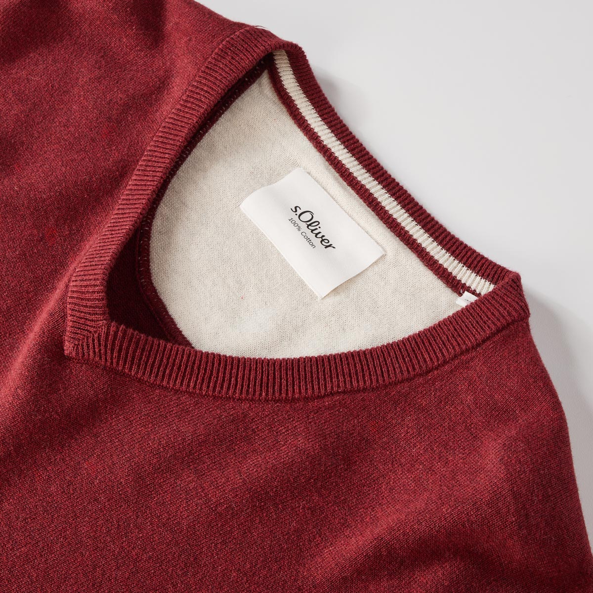 s.Oliver Strick-Pullover rot