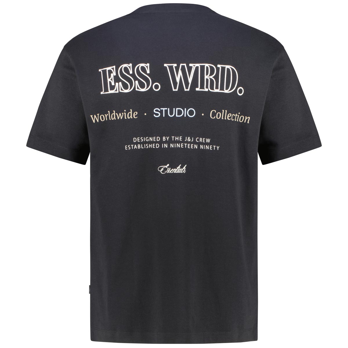 Jack&Jones T-Shirt aus Biobaumwolle schwarz