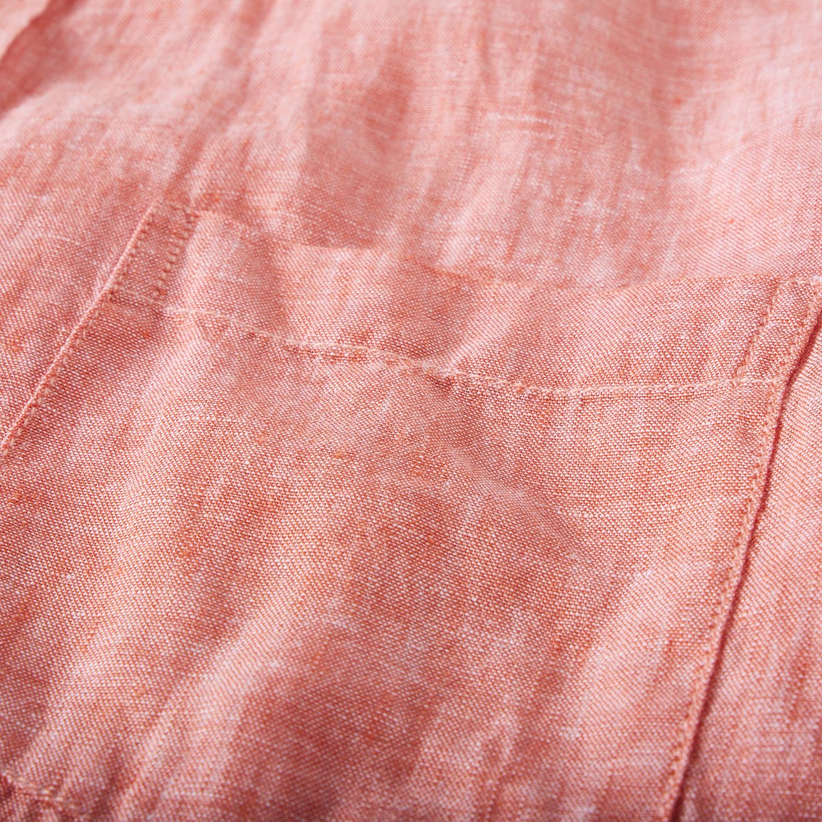 CASA MODA Freizeithemd aus Leinen orange