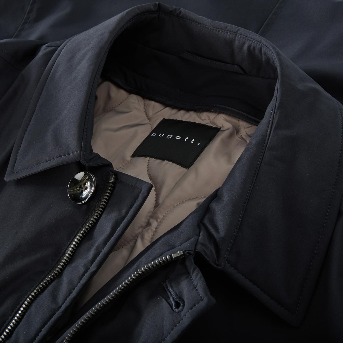 bugatti Kurzmantel mit heraustrennbarem Innenfutter, wasserabweisend dunkelblau