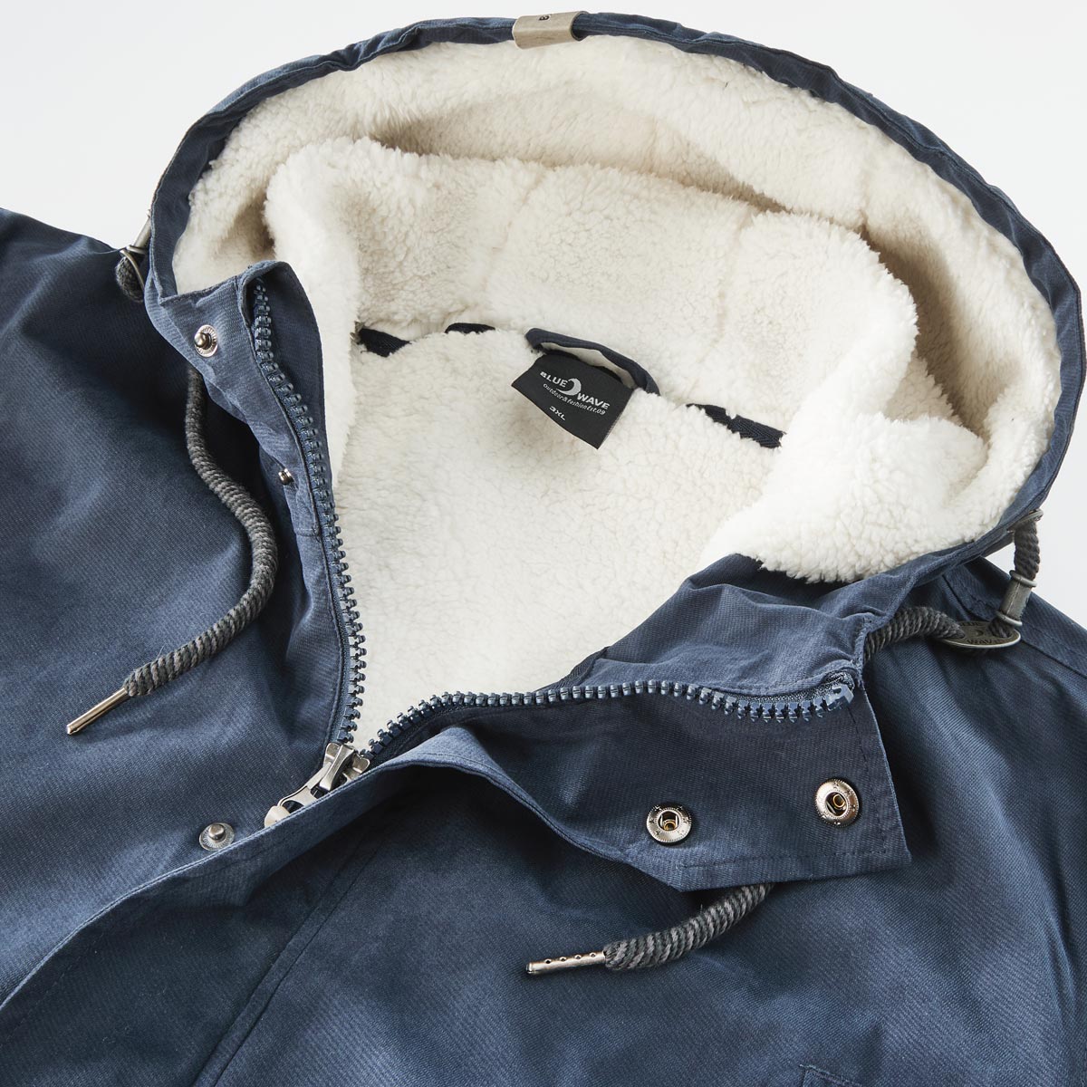 Blue Wave Funktionsparka, wind- und wasserdicht marine