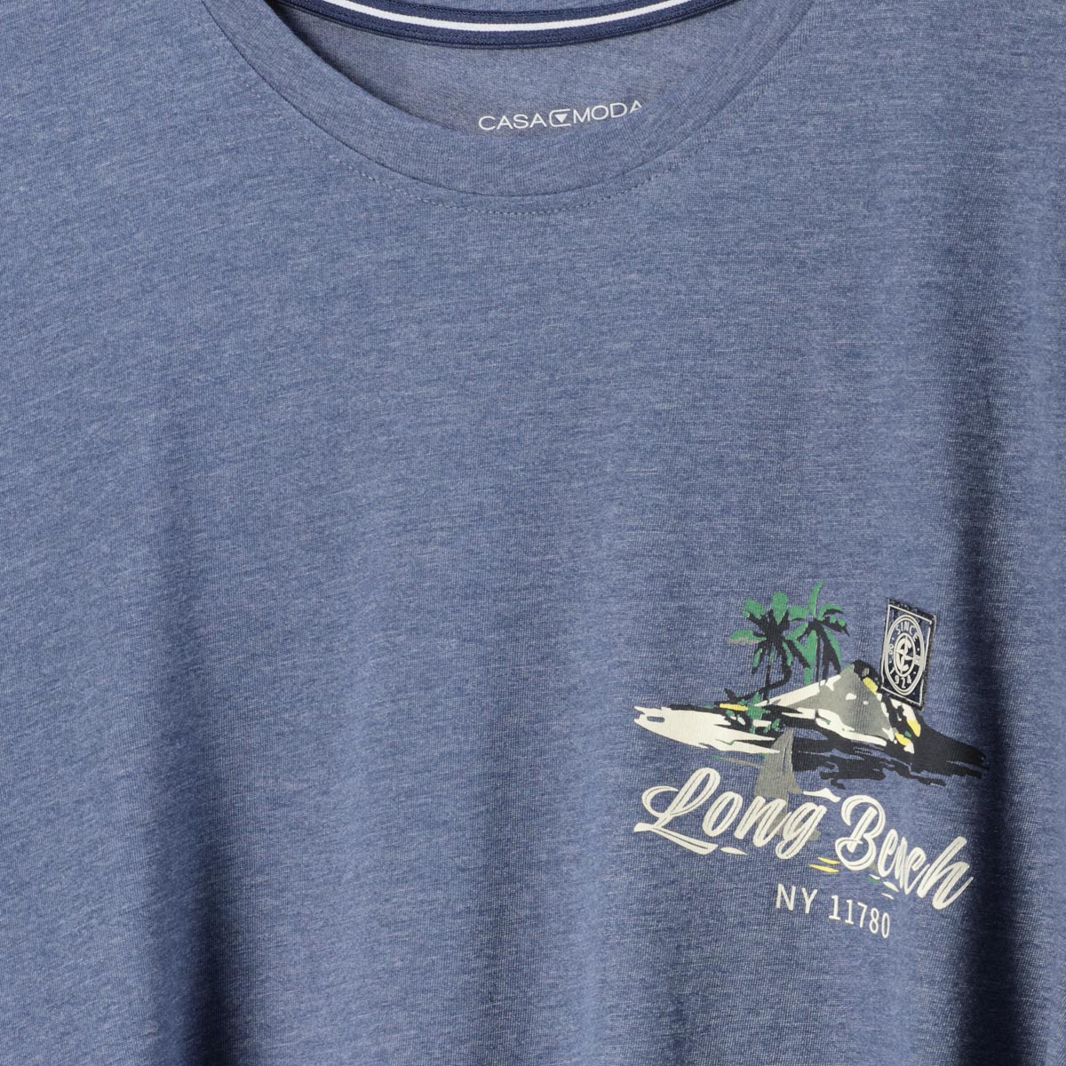 CASA MODA Tanktop mit Print mittelblau