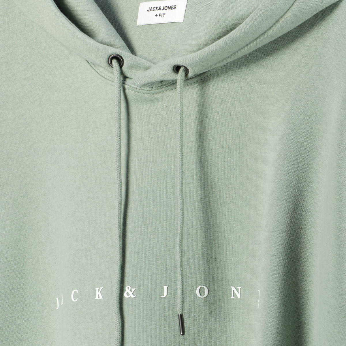 Jack&Jones Hoodie mit Label-Print grün