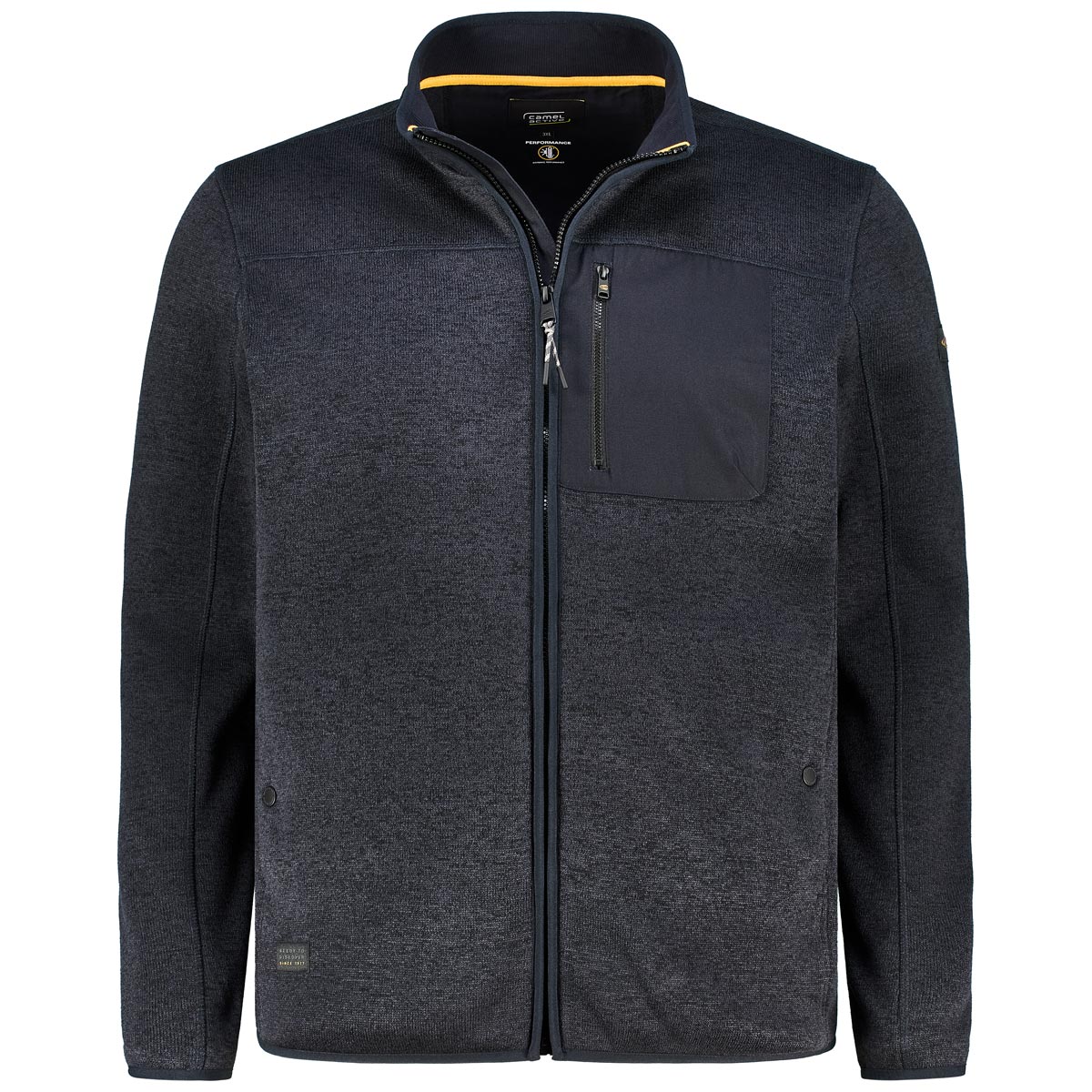 Strickjacke mit Fleecefutter