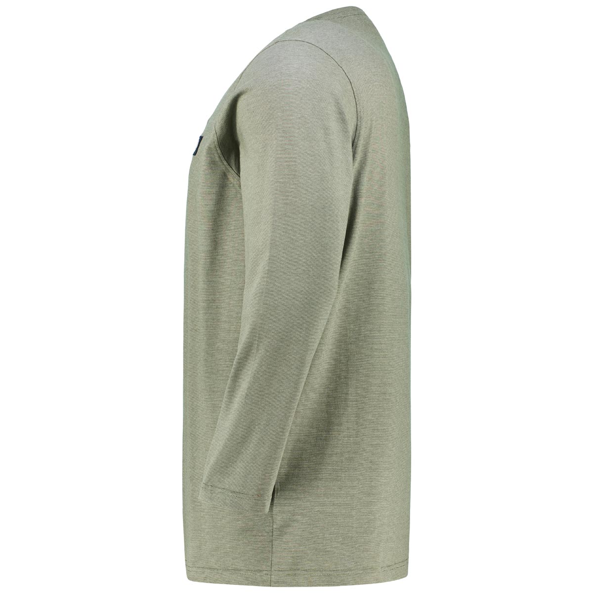 Lerros Longsleeve mit Serafinokragen khaki