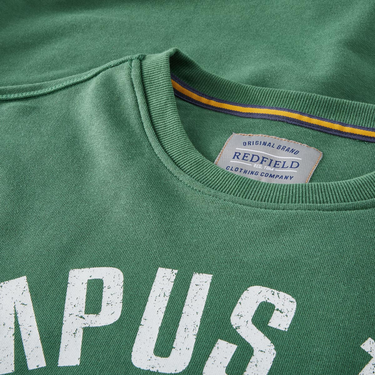 Redfield Sweatshirt mit Print grün