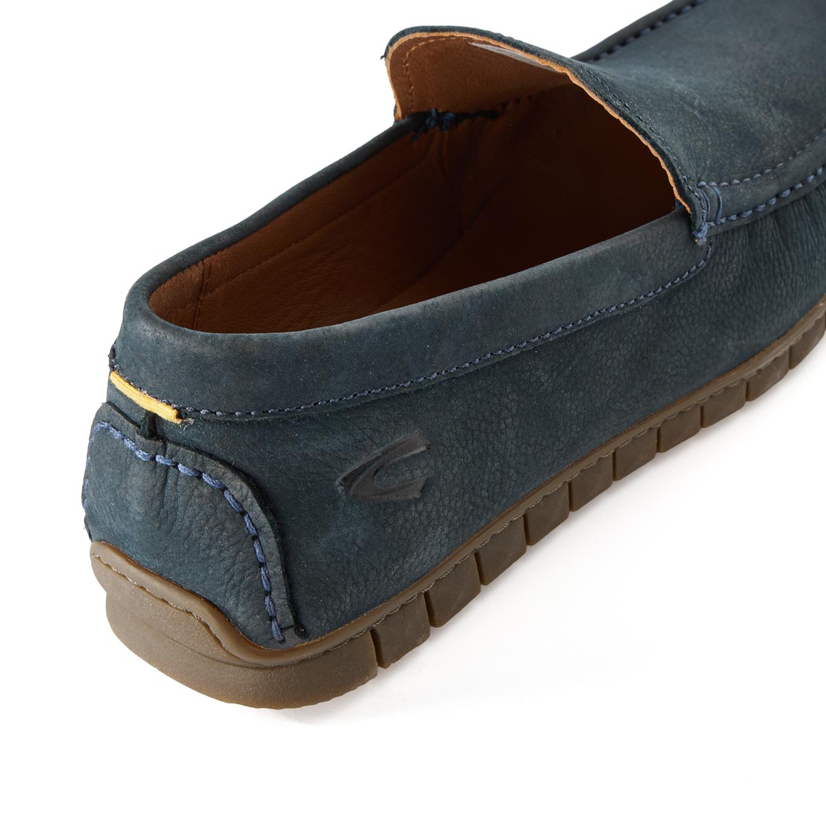 camel active Slipper "Boardwalk" aus Leder  dunkelblau