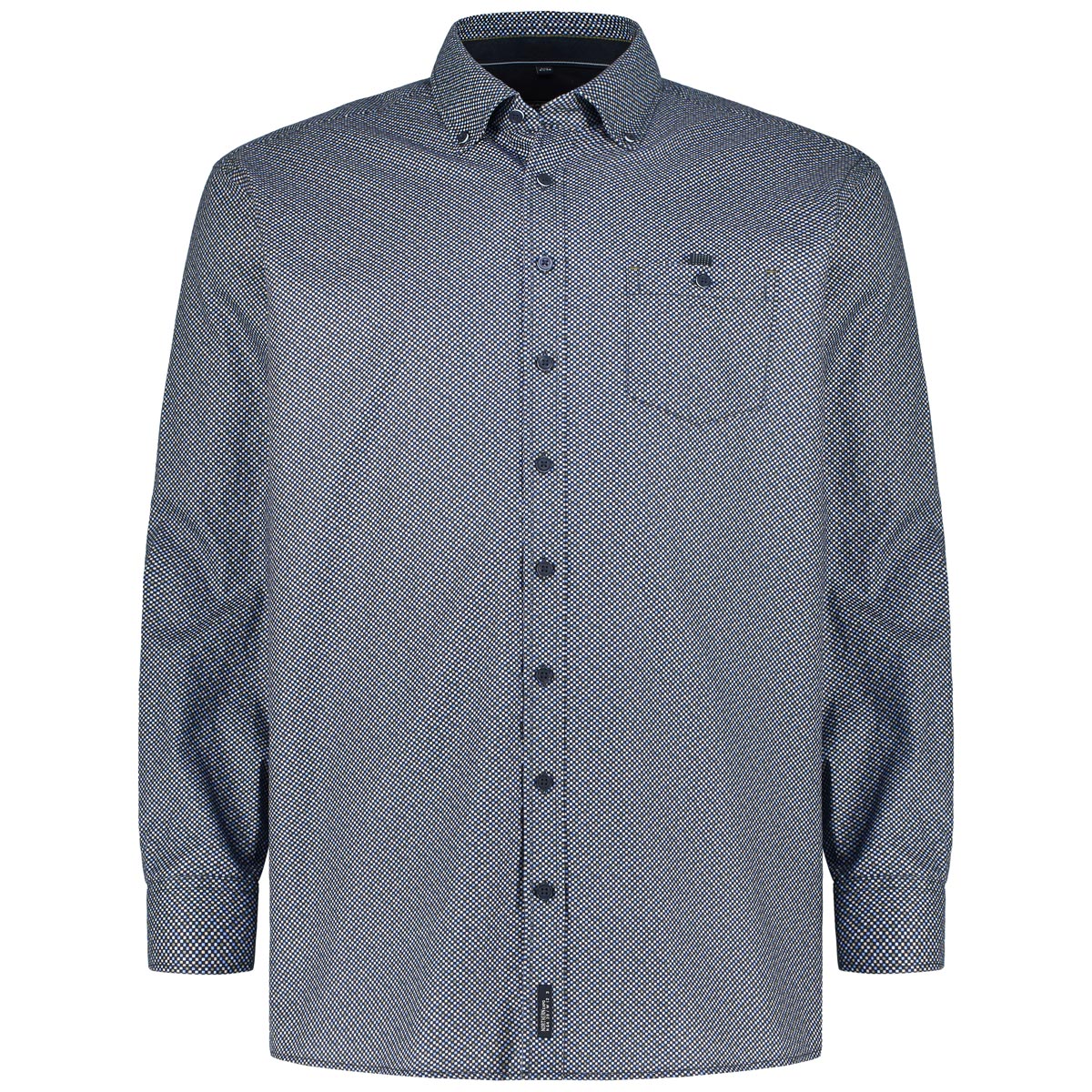 CASA MODA Freizeithemd mit Karomuster Farbe blau Größe: 6XL günstig online kaufen