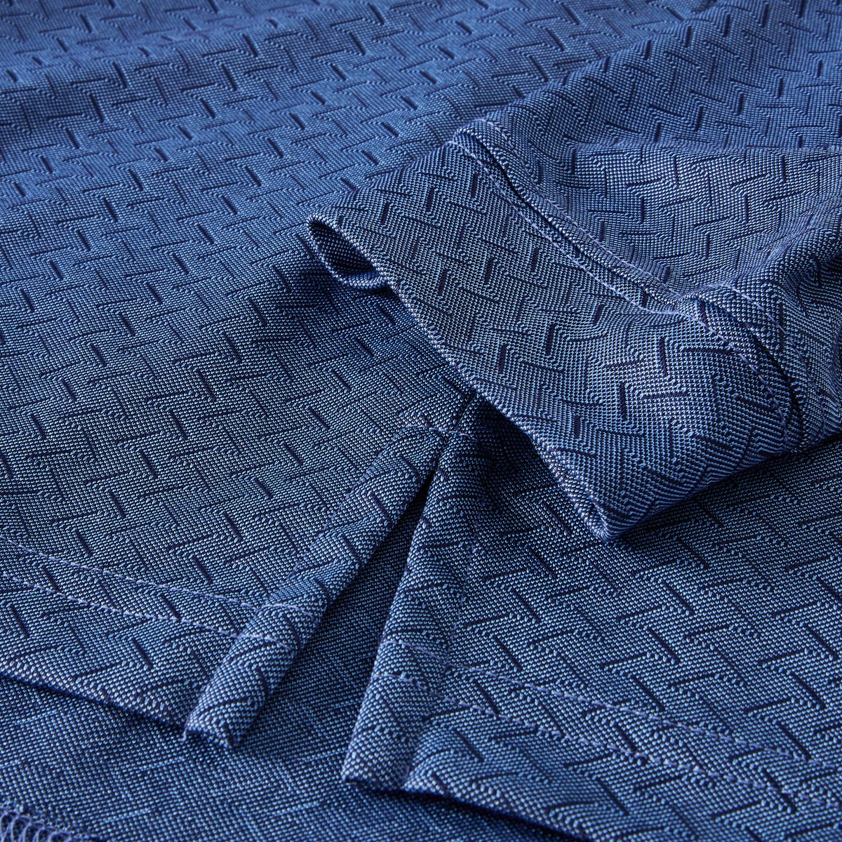 RAGMAN Poloshirt "Soft Knit", bügelleicht blau