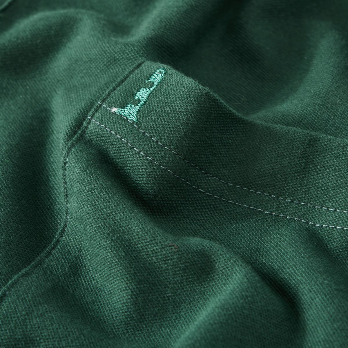 North Poloshirt aus Stretch-Jersey dunkelgrün