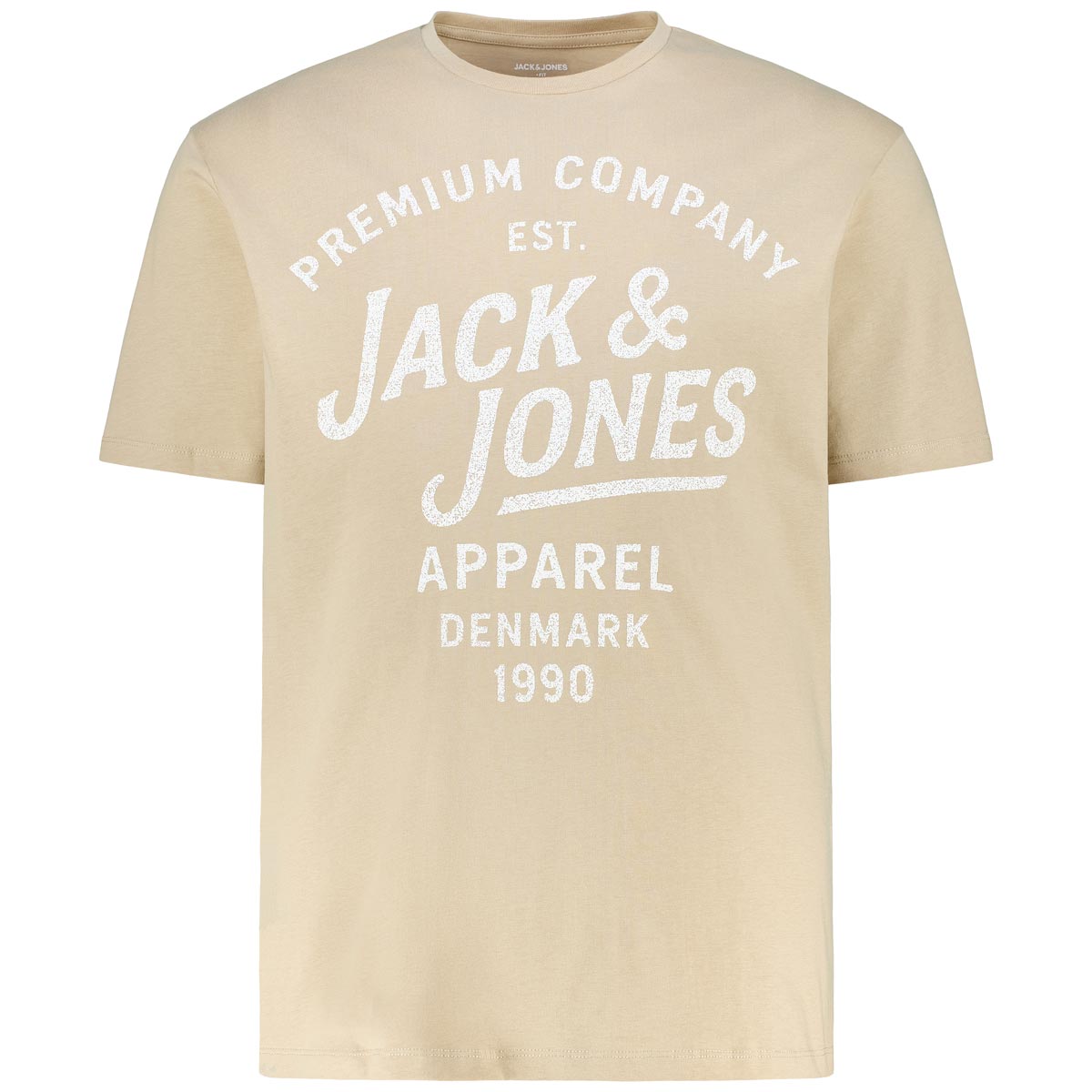 T-Shirt mit Label-Print