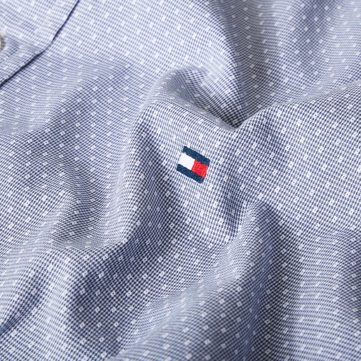Tommy Hilfiger Freizeithemd aus Baumwolle hellblau