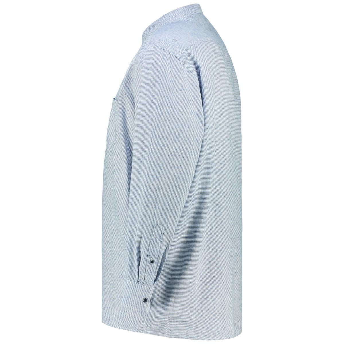 CASA MODA Freizeithemd mit Leinen jeansblau