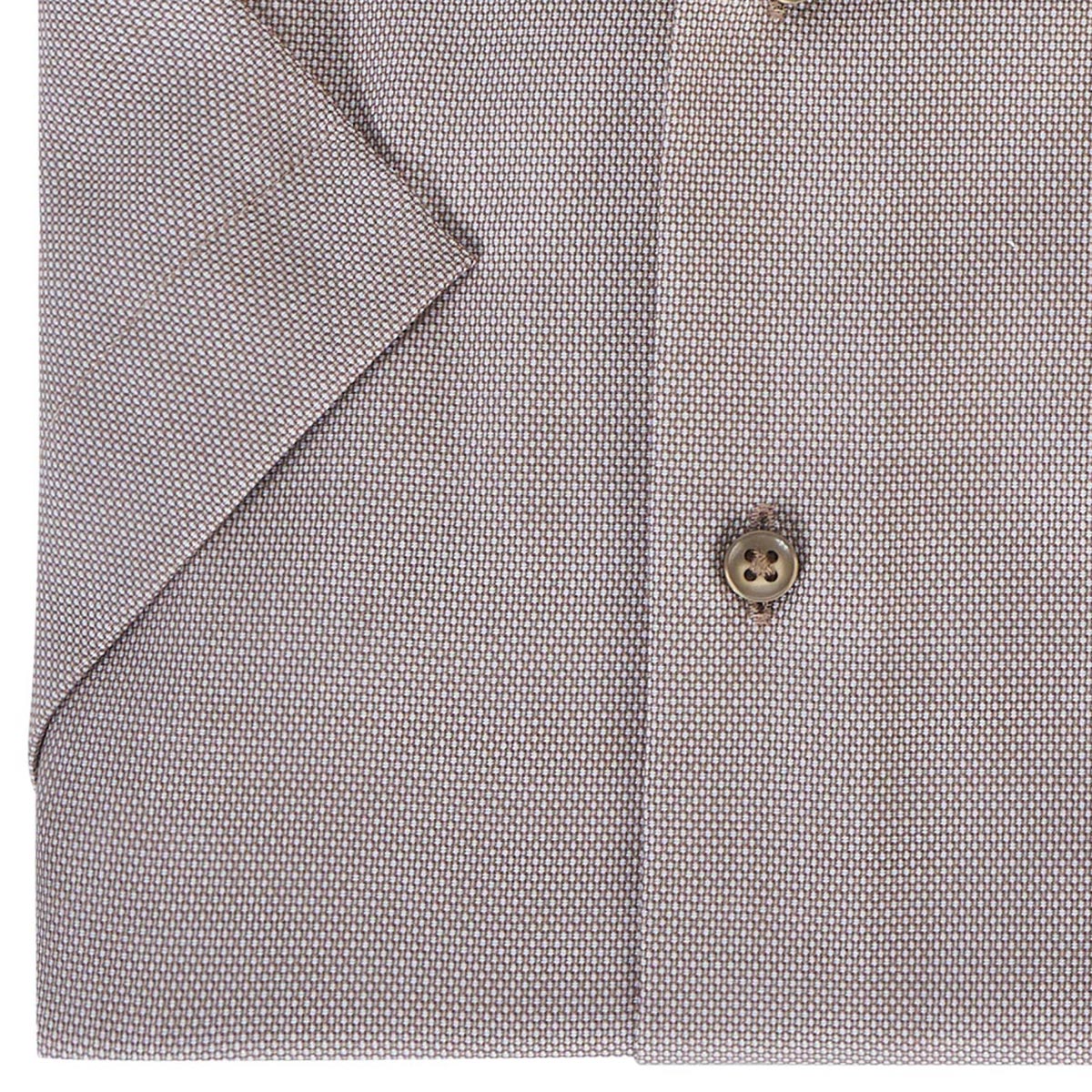 ETERNA Businesshemd, kurzarm, bügelfrei beige